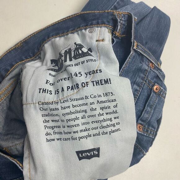 LEVI STRAUSS & Company Men’s Slim 527 Bootcut Jeans Blue Size 29/32 SEE DESCRIPT - Picture 4 of 8